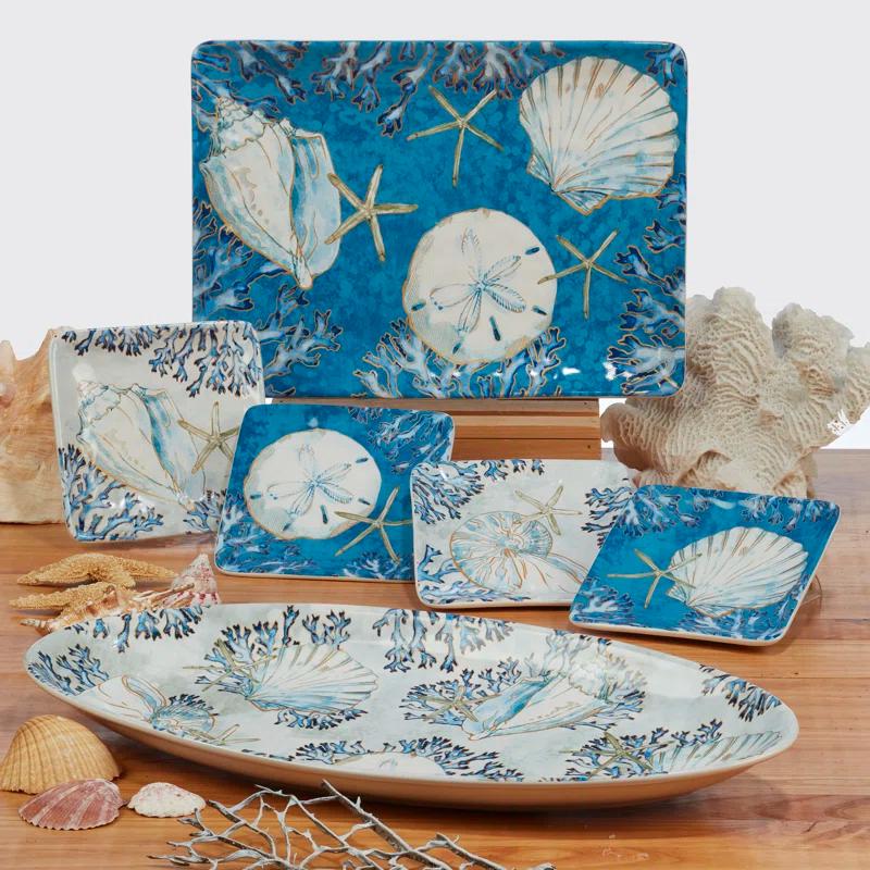 Certified International Playa Shells Set Of 4 Soup Bowl