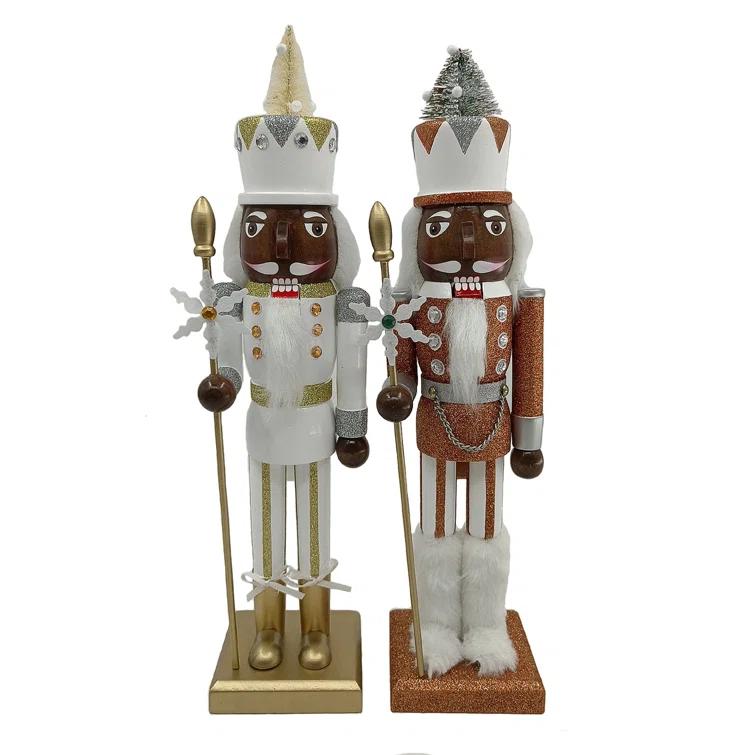 Santa's Workshop 2 Piece Nutcracker Set