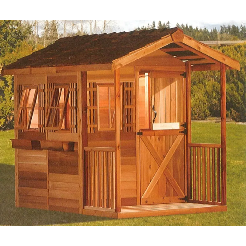 Cedarshed Gardener's Delight 6ft W x 9ft D Western Red Cedar Wood Storage Shed