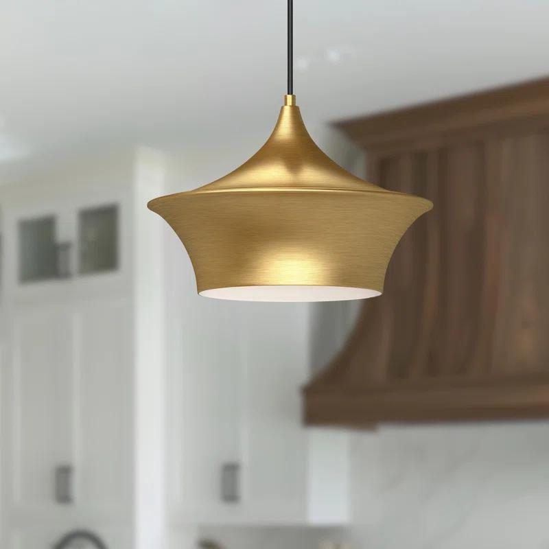 Alexia Single Light Metal Pendant