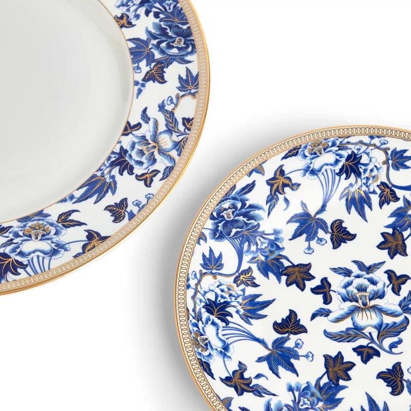 Wedgwood Hibiscus 4 Piece Bone China Place Setting, Service for 1 | Wayfair
