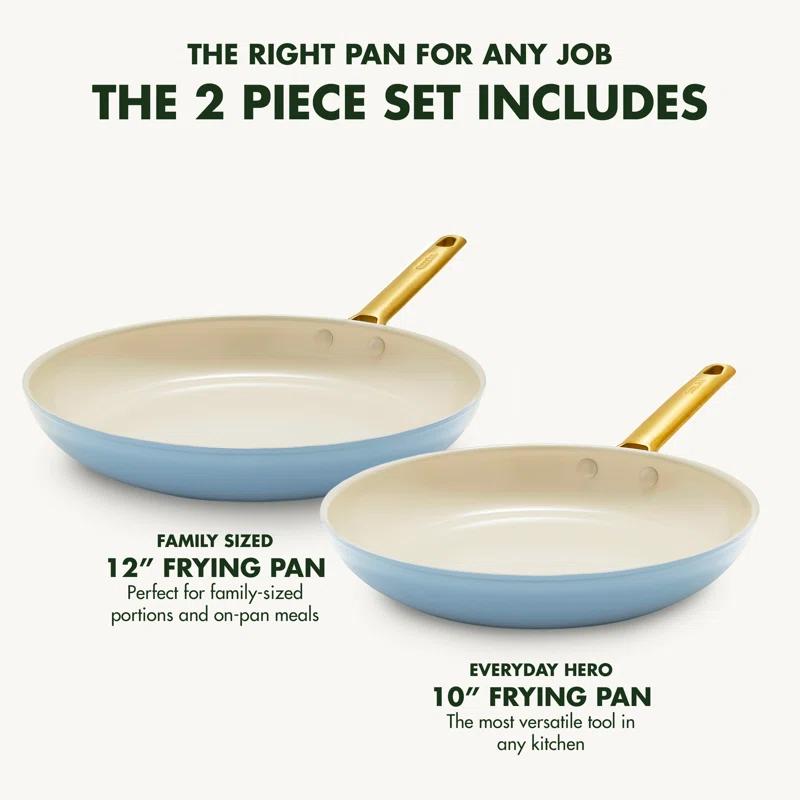 GreenPan ™ Reserve Sky Blue 10" and 12" Fry Pans Set