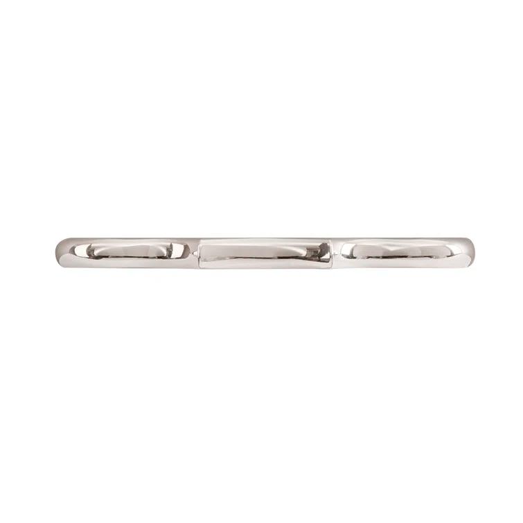 Polished Nickel Modern Transitional Cabinet Handle, 6 3/4 in
