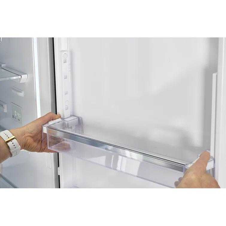 Unique Appliances Classic Retro 24 In 12 Cu.ft Bottom Mount Fridge Auto Defrost, Energy Star Certified, Counter Depth UGP-340L B AC