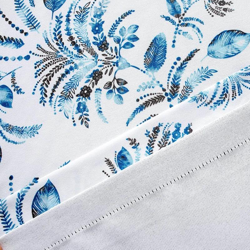 Rosalind Wheeler Helfer Floral Tailored 52'' W Window Valance in