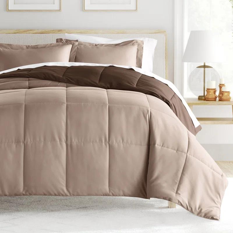 Becky Cameron Reversible Down-Alternative Comforter Bedding Set