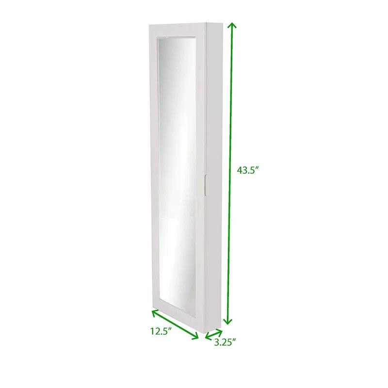Mind Reader 3.5'' Wide Wall Jewelry Armoire