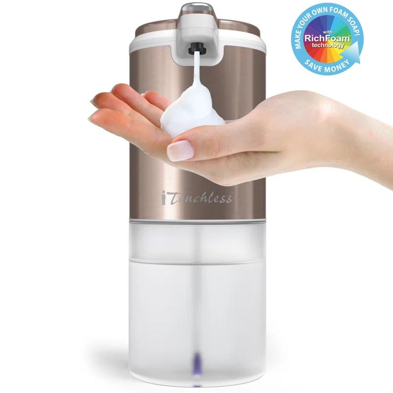 iTouchless Automatic Stainless Steel Foaming Soap Dispenser
