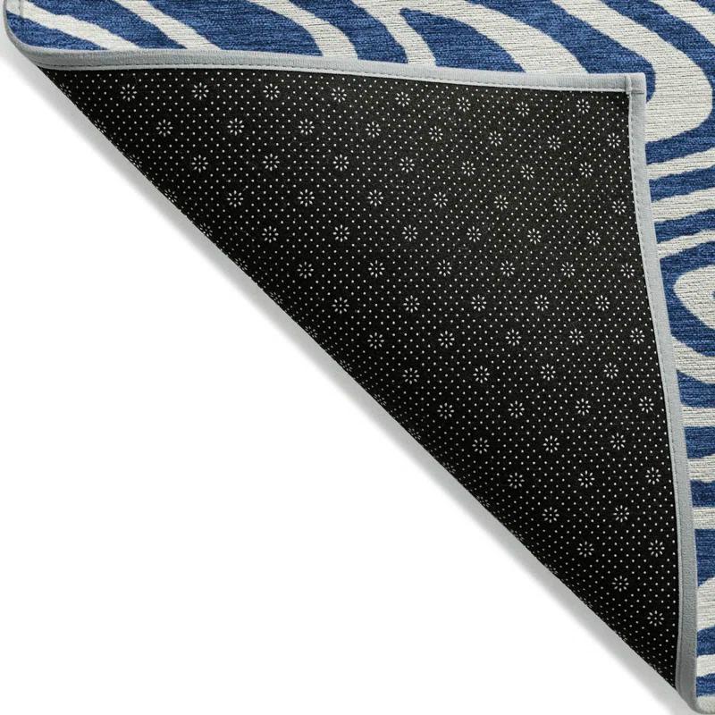 Machine Washable Indoor/Outdoor Chayden ACN1020 Gold 1'8" x 2'6" Rug