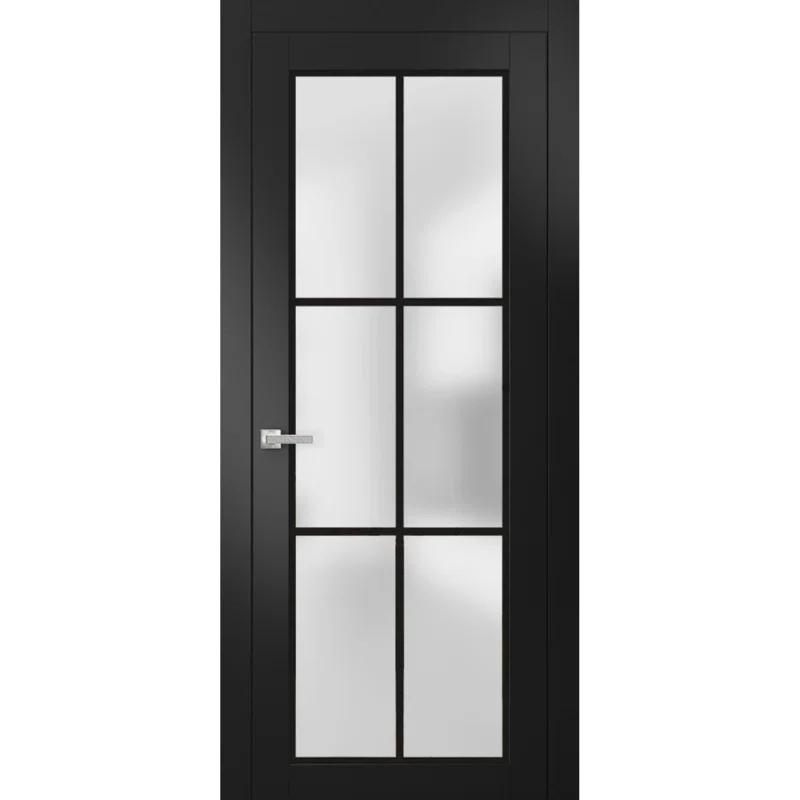 Solid Wood Paneled French Doors