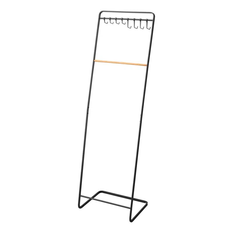 Yamazaki Home Steel 8 - Hook Freestanding Coat Rack