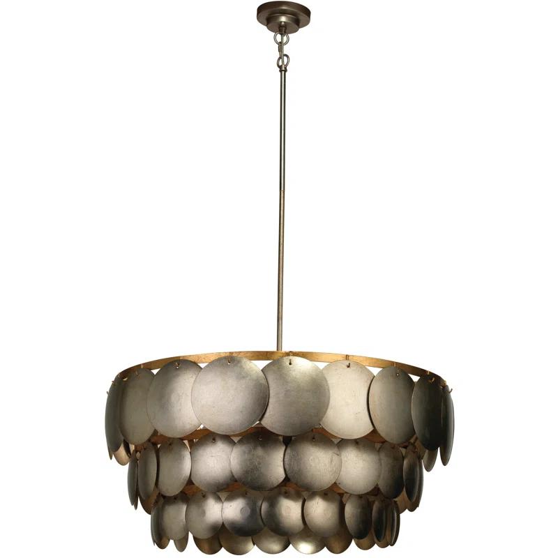 Jamie Young Company Calypso 4 - Light Dimmable Tiered Chandelier
