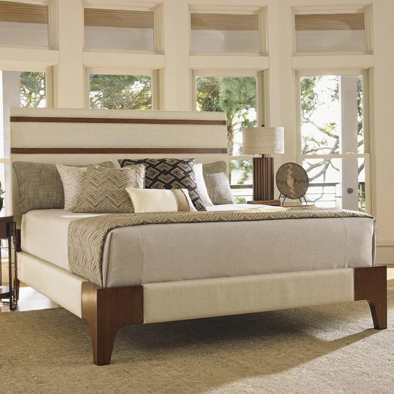 Island Fusion Mandarin Upholstered Panel Bed