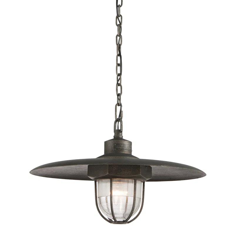 Acme 1 - Light Aged Pewter Single Pendant