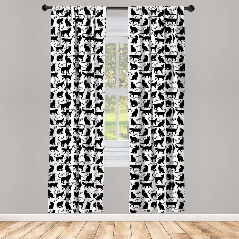 Semi-Sheer Rod Pocket Sliding Panel (Set of 2)