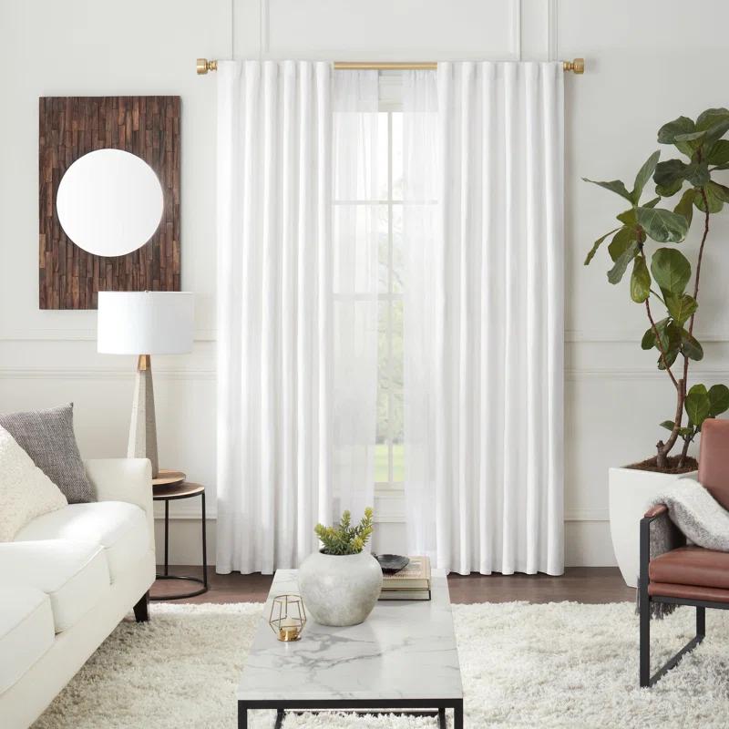 MODE Premium - Double Steel Adjustable Double Curtain Rod