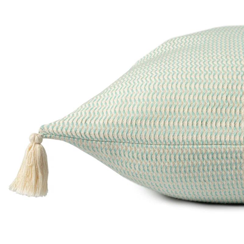Birch Lane™ Effa Brenly Turkish Cotton Striped Square Throw Pillow