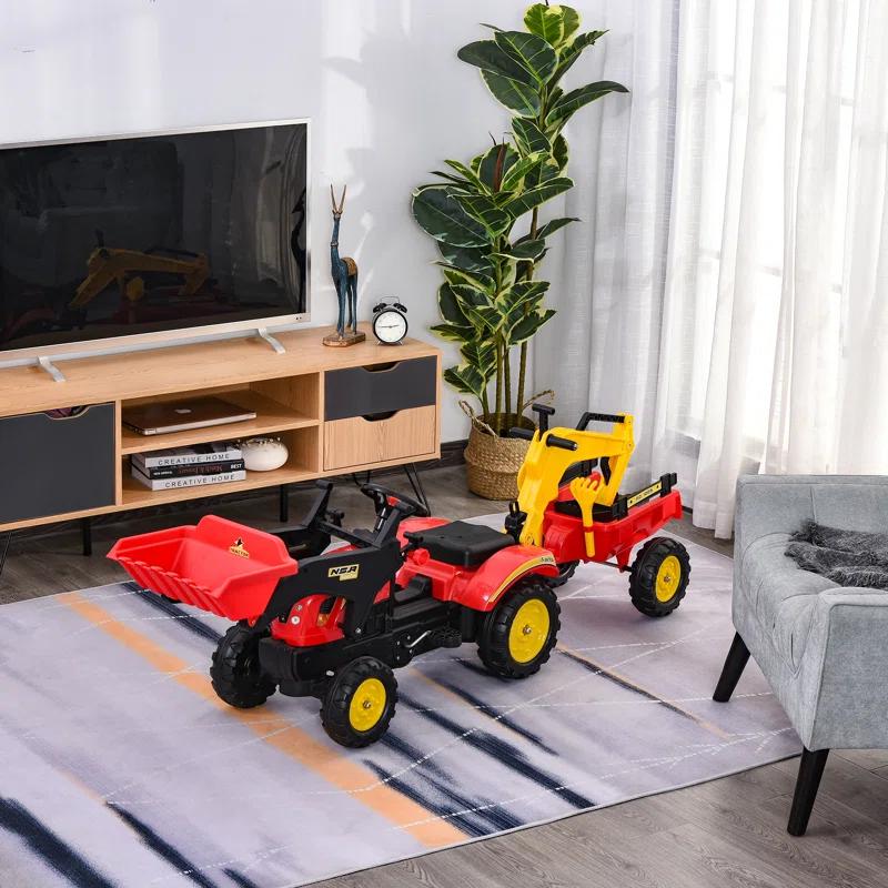 Aosom 1 Seater Tractors / Construction Pedal Ride On