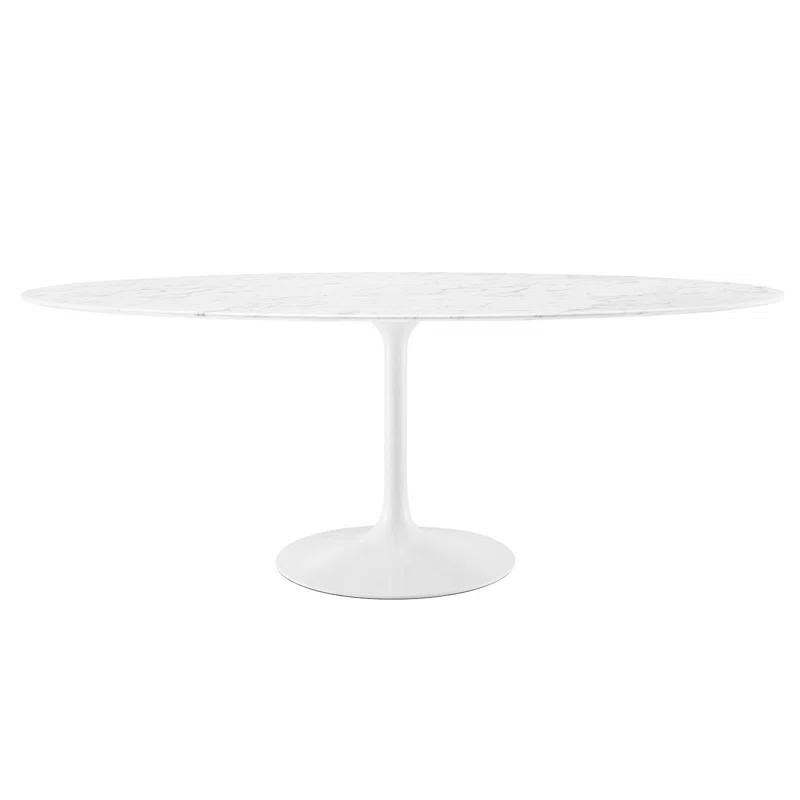 Modway Modway Lippa Oval Artificial Marble Dining Table
