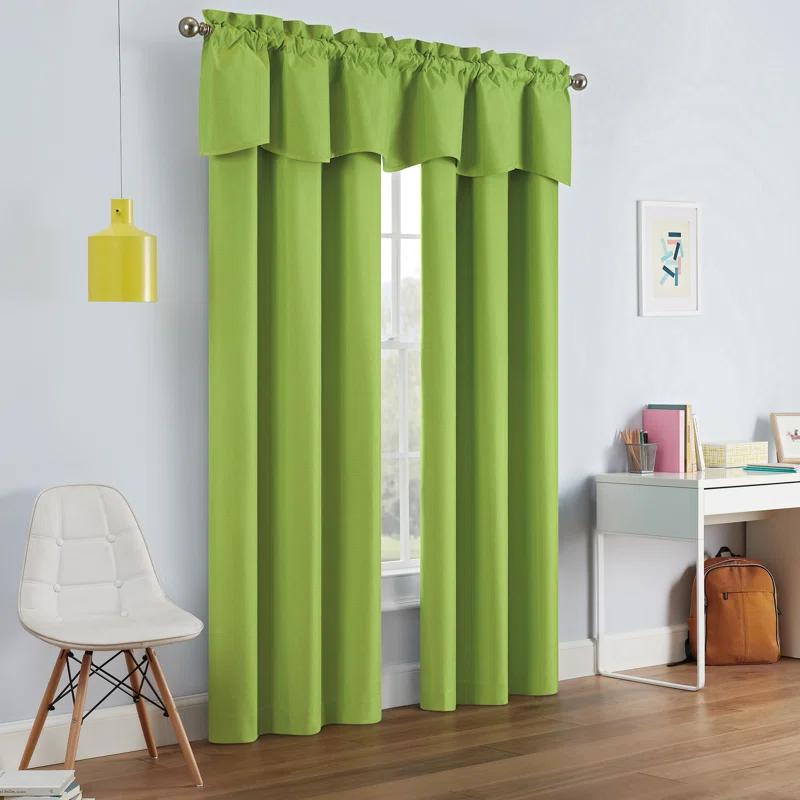 Eclipse Kendall Scalloped 42'' W Window Valance