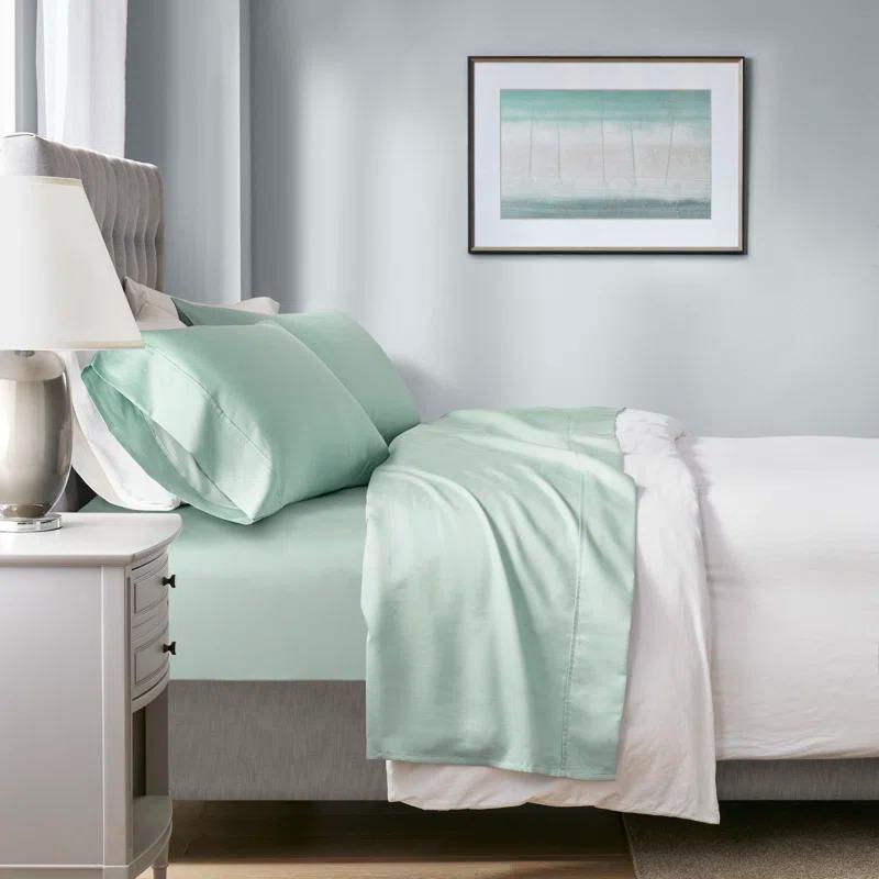 Beautyrest Beautyrest 1000 Thread Count HeiQ Smart Temperature Cotton Blend 4-Piece Sheet Set