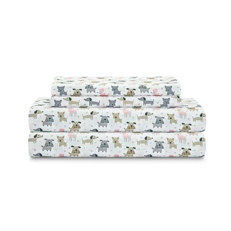 Beatrice Home Fashions Whimsical Print Sheet Set