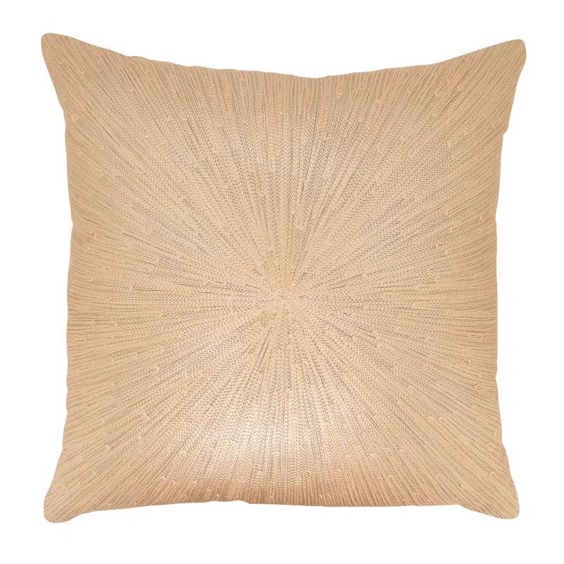 Saro Gemma Design Cotton Throw Pillow