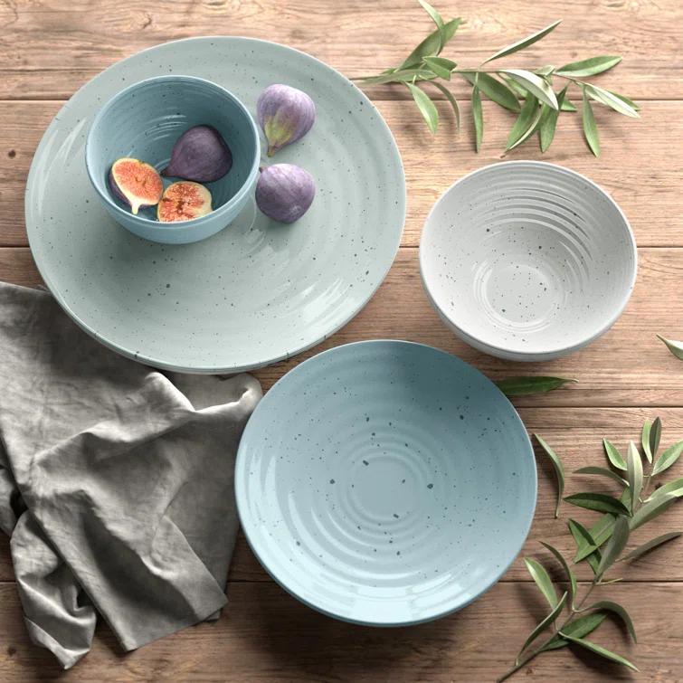 Siterra Artist's Blend Stoneware 16 Pc Dinnerware Set