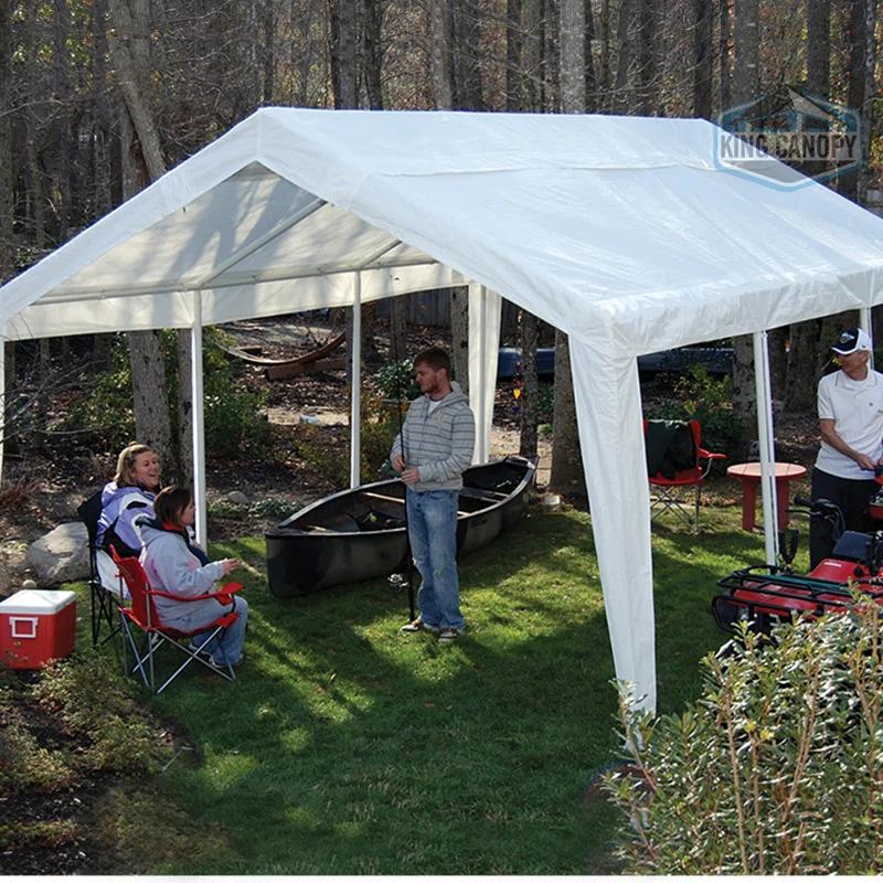 King Canopy Expandable Canopy 12ft x 20ft or 20ft x 20ft Steel Frame with 8 Legs
