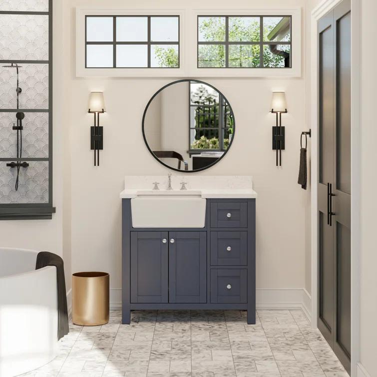 Red Barrel Studio® Yorkshire 36" Single Bathroom Vanity Set & Reviews | Wayfair