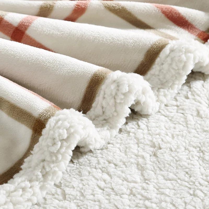 Wrangler Printed Plush Fleece Throw Blankets