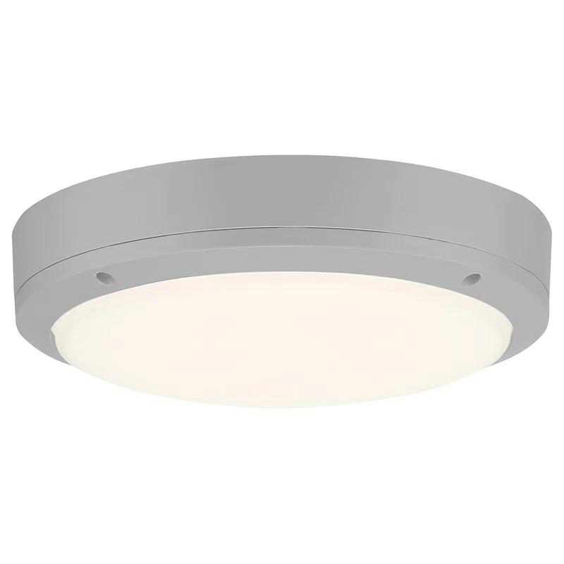 Access Lighting Rockaway Dual Voltage Outdoor LED Flush Mount - Satin