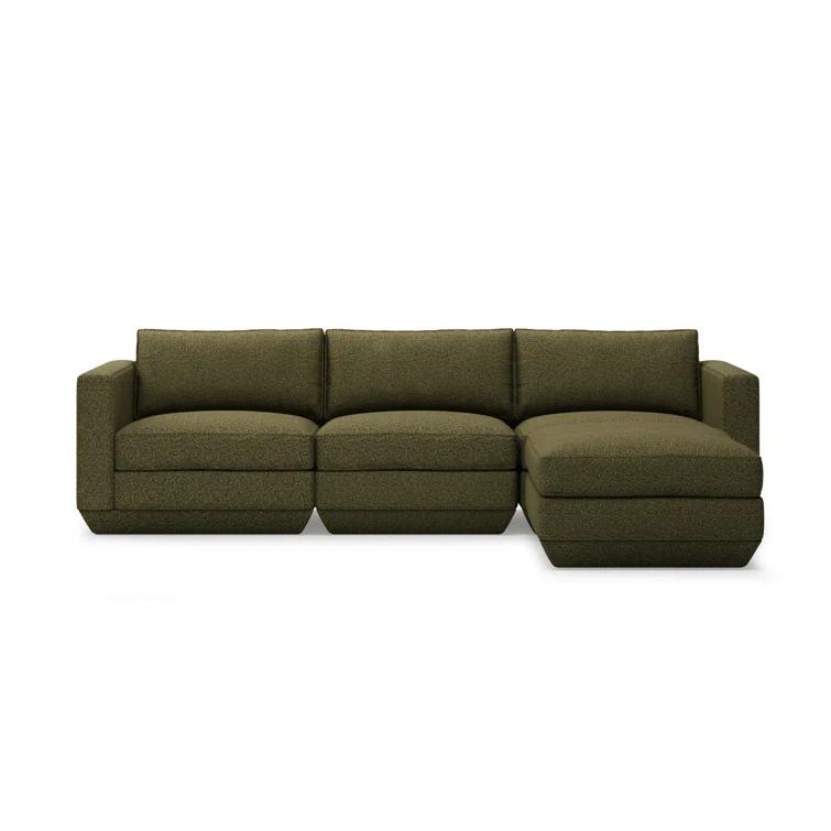 Gus* Modern Podium Modular 4 PC Lounge Sectional B