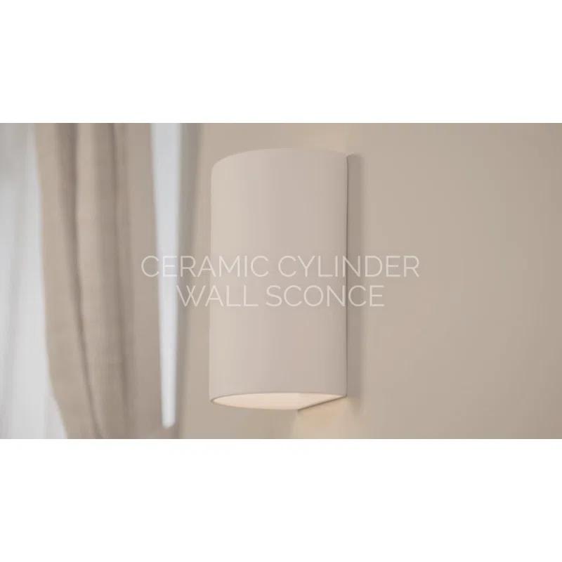 Justice Design Group Cer-5265W Ambiance 2 Light 13" Tall Led Cylinder Outdoor Wall Sconce