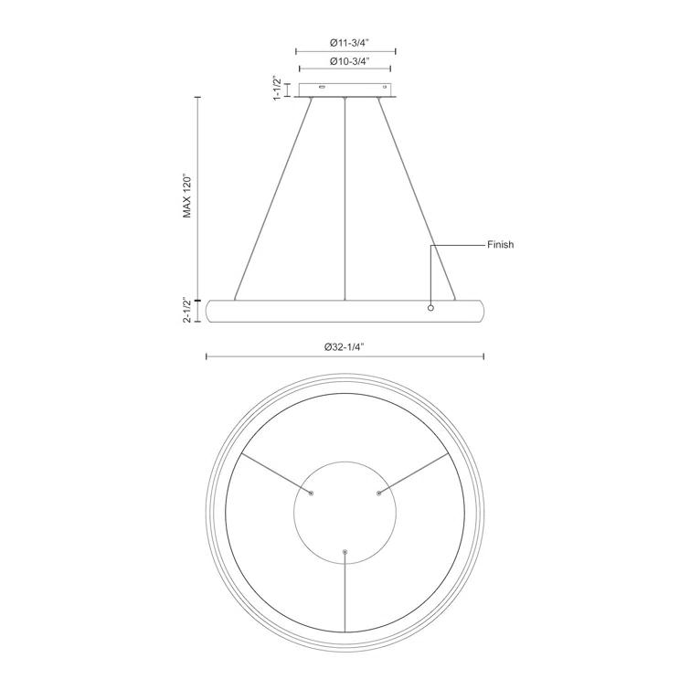 Cortana 1 - Light LED Unique/Statement Pendant