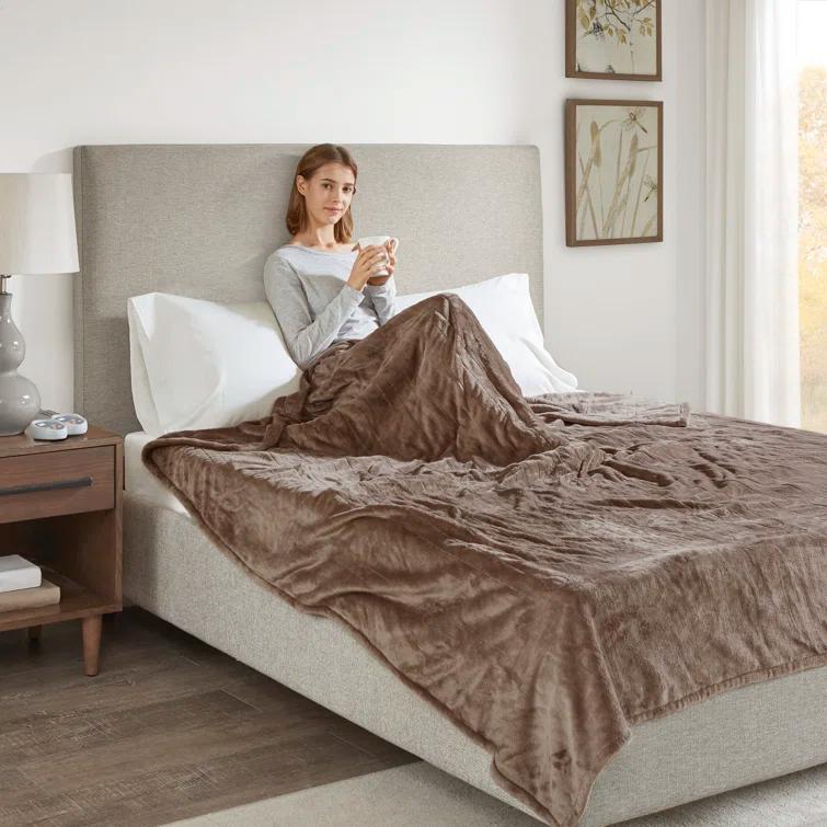 Beautyrest Beautyrest Heated Plush Blanket