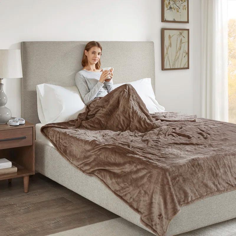 Beautyrest Beautyrest Heated Plush Blanket