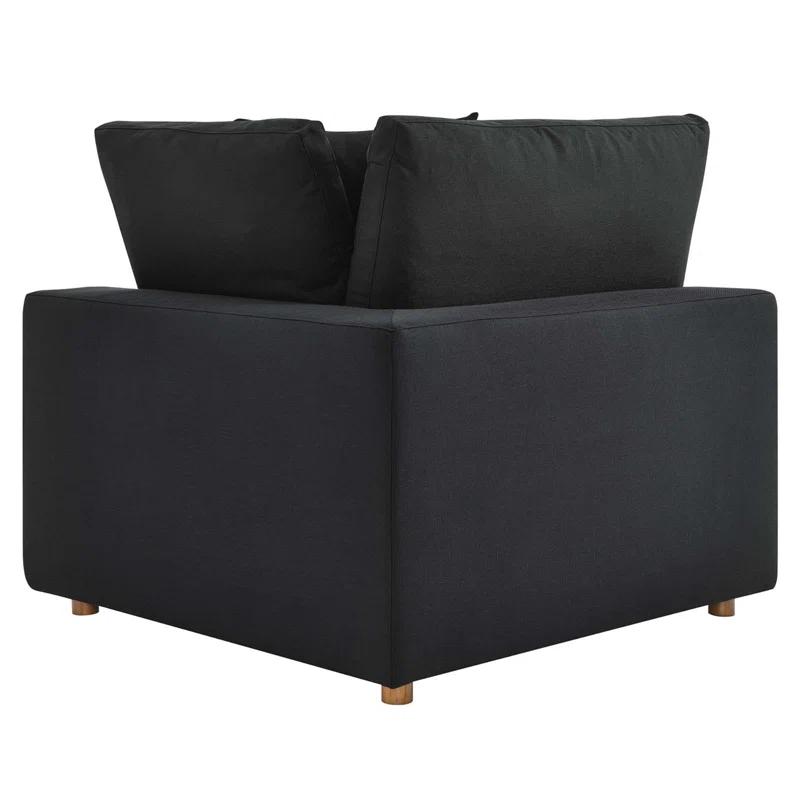 Modway Commix Down-Filled Overstuffed Upholstered Sectional Sofa Set, 8 Piece U Shape | Wayfair