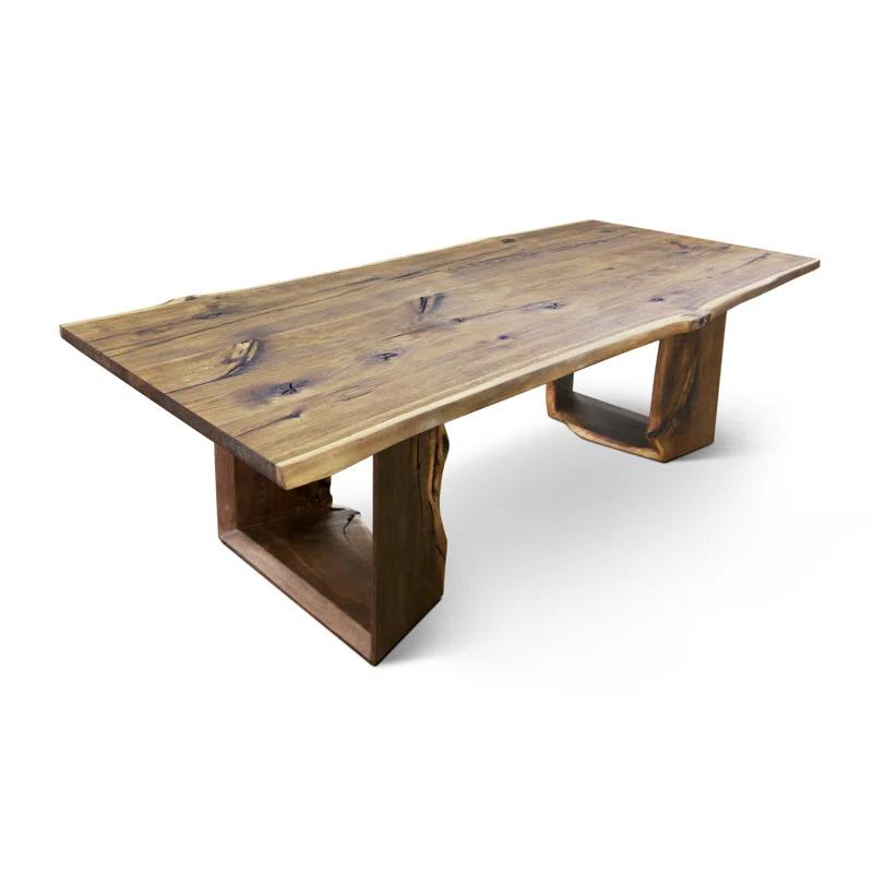 MaximaHouse Baum Solid Oak Dining Table | Wayfair