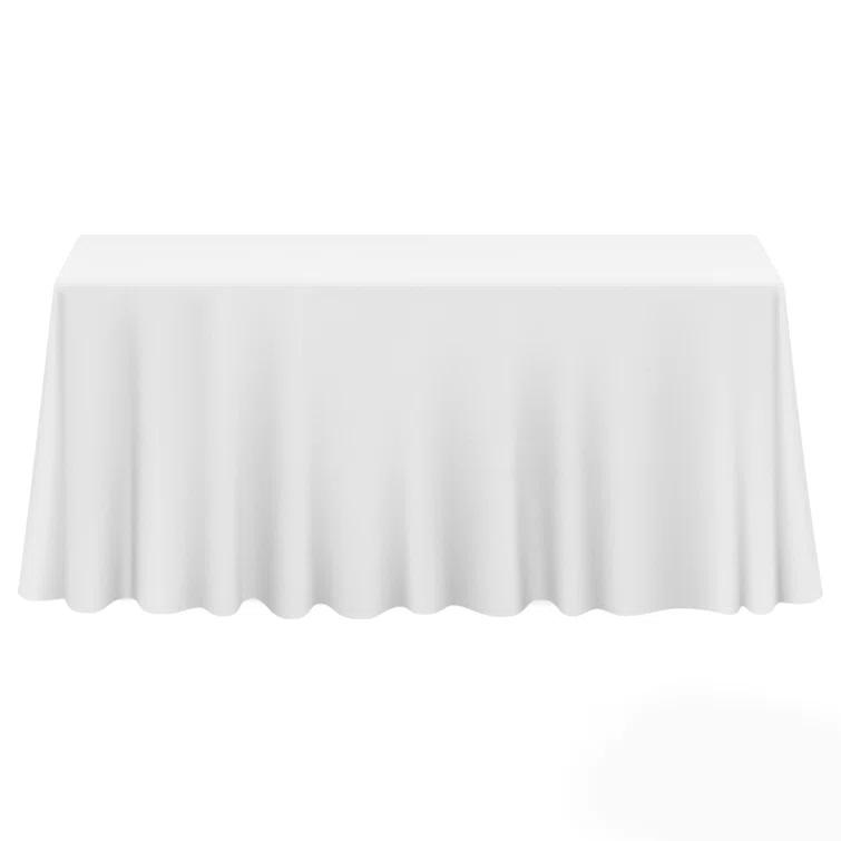 Lann's Linens Solid Color Rectangular Tablecloth (Set of 10)