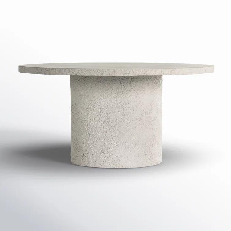 Charlize Round Dining Table - White