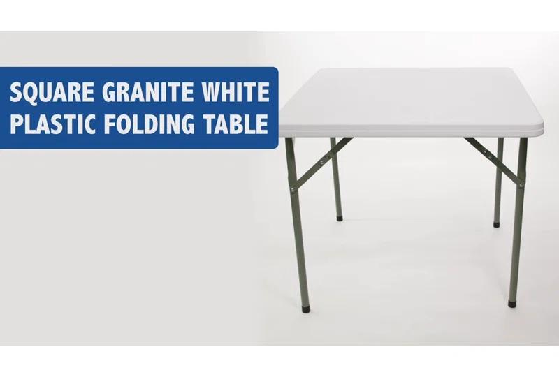Flash Furniture Noah Square Plastic Folding Event Table