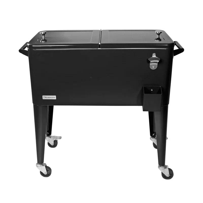 Permasteel 80-Qt Classic Outdoor Patio Cooler On Wheels