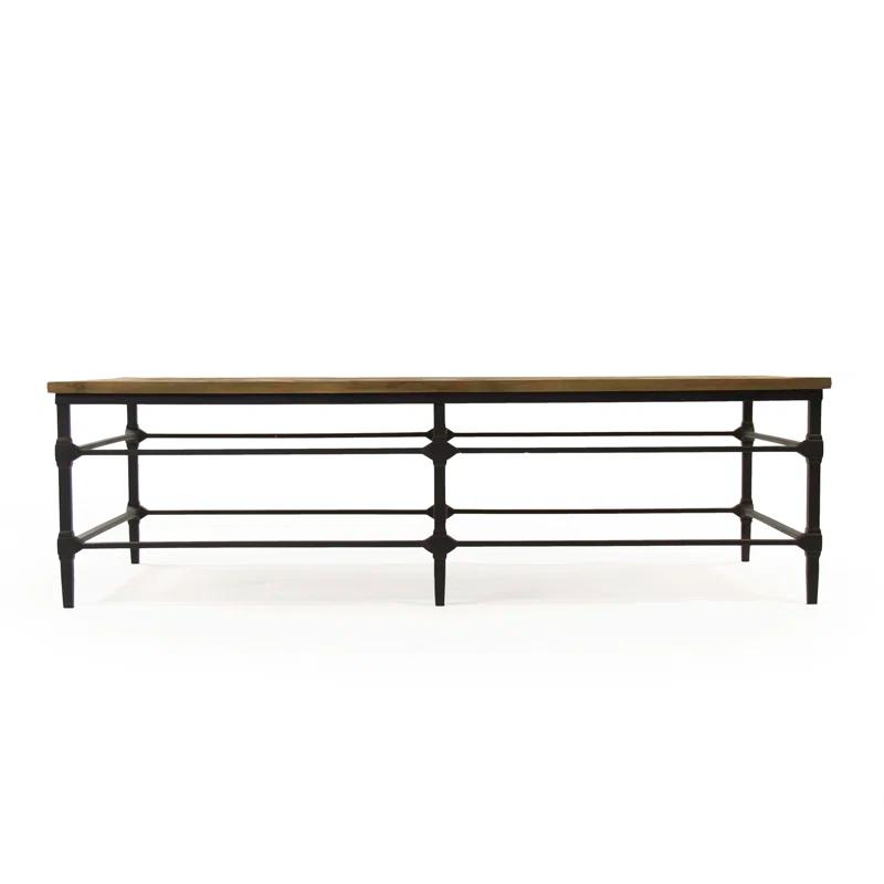 Aveline Solid Wood Top Coffee Table