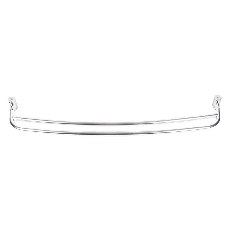 VOMGEB1 Double Curved Shower Rod, Durable Metal Construction