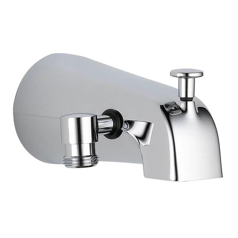 Delta U1072-PK Universal Showering Components Wall Mounted Tub Spout Trim with Diverter