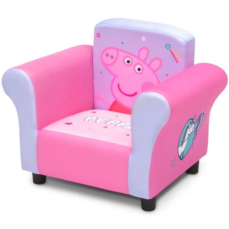Delta Children Peppa Pig Upholstered Chair Kids Club