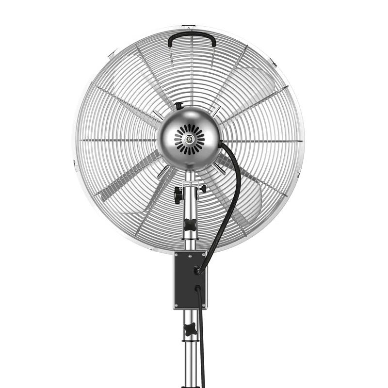 Holmes 16" Oscillating Digital Chrome Metal Stand Fan, 3 Speeds, Remote Control