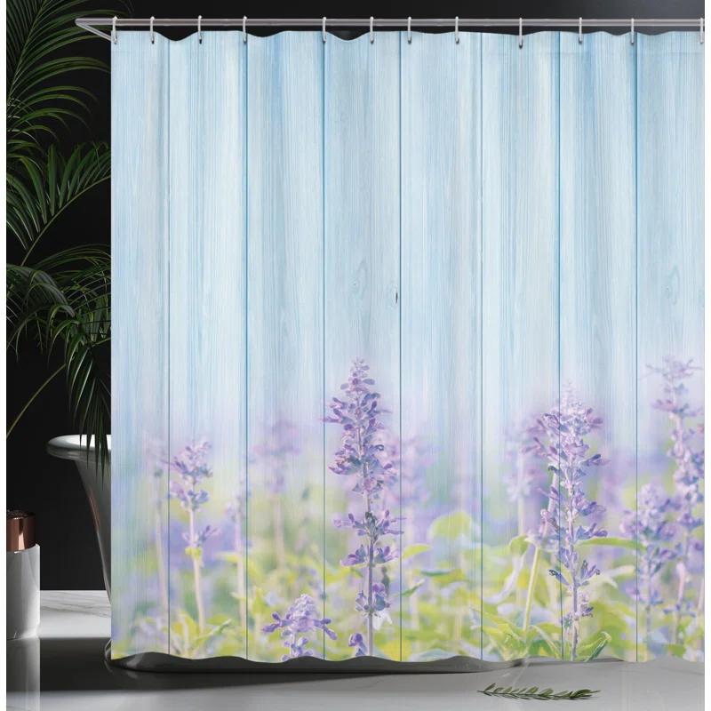 Ambesonne Shower Curtain with Hooks Included | Wayfair