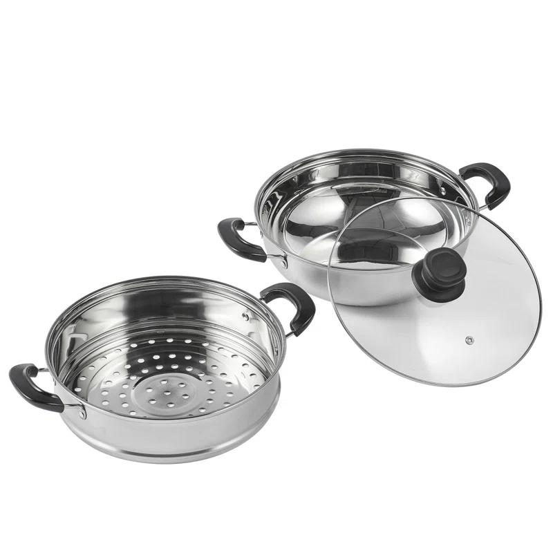 VEVOR VEVOR 3 Quarts Stainless Stee Steamer Pot